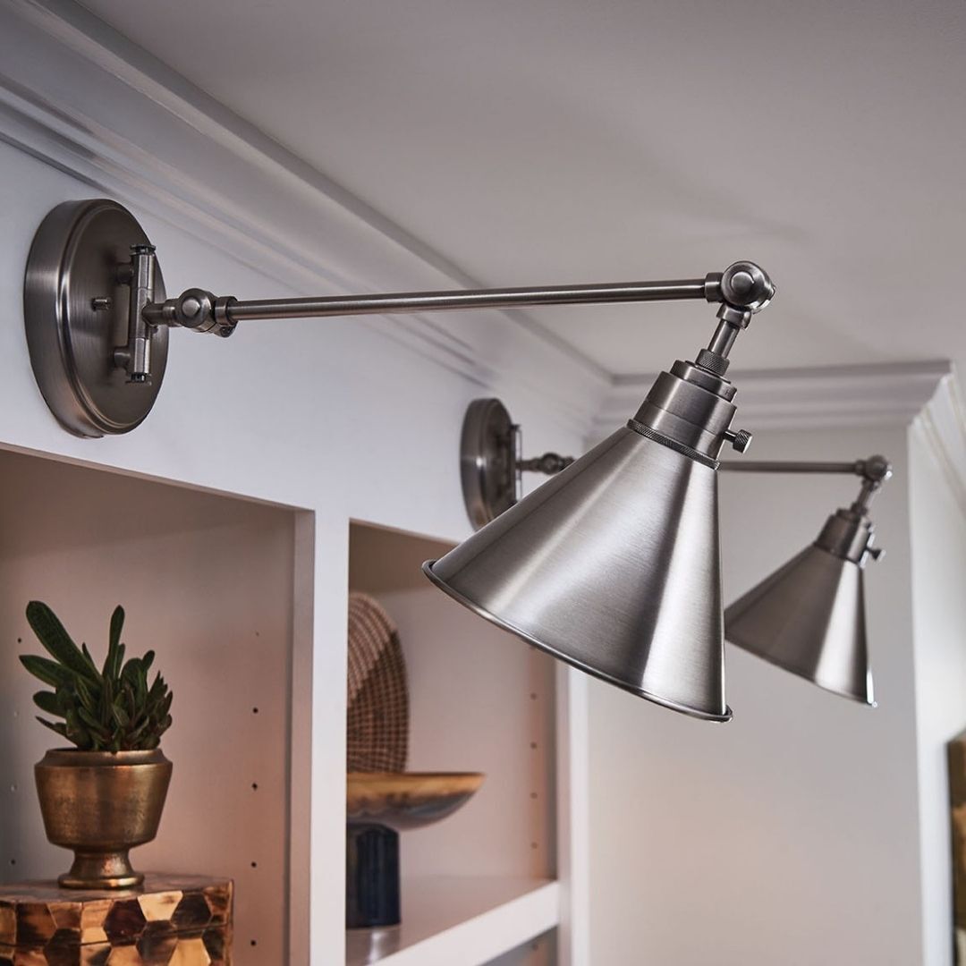 brushed nickel lighting fixture