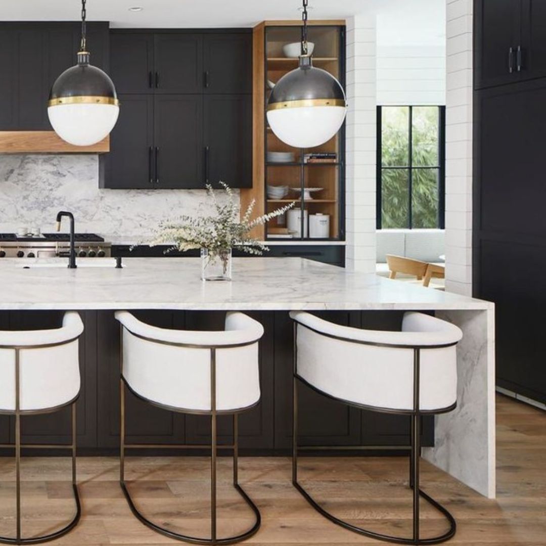 kitchen with reclaimed wood and bamboo